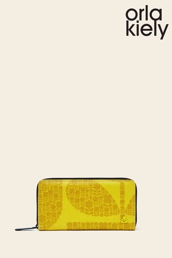 Orla Kiely Yellow Forget Me Not Wallet (201457) | £85