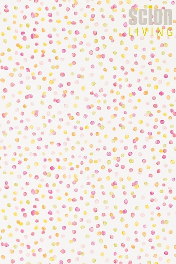 Scion Pink Lots of Dots Wallpaper Wallpaper (201822) | £37