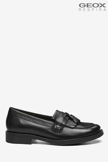 Geox Junior Girls R Agata Black Shoes (201926) | £50