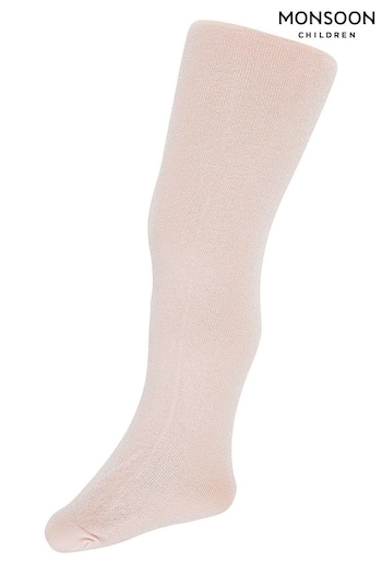 Monsoon Pink Baby Super Sparkle Tights (202091) | £7