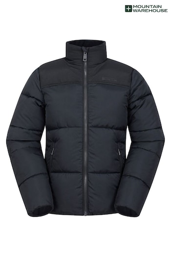 Mountain Warehouse Black Kids Voltage Water-resistant Padded Jacket (202258) | £45