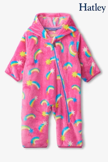 Hatley Baby Pink Shooting Stars Bundler Fleece (202297) | £35