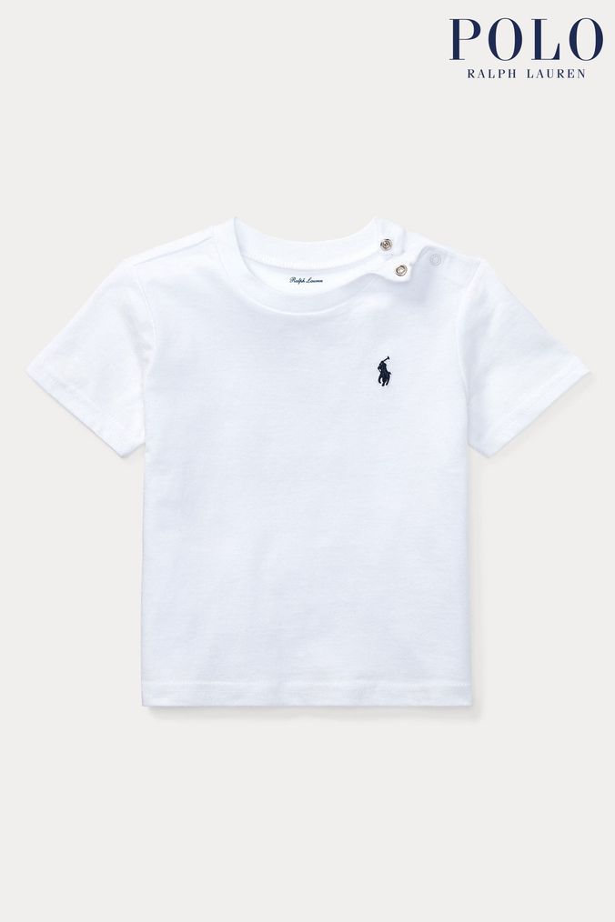 Plain white t shirt for baby girl online
