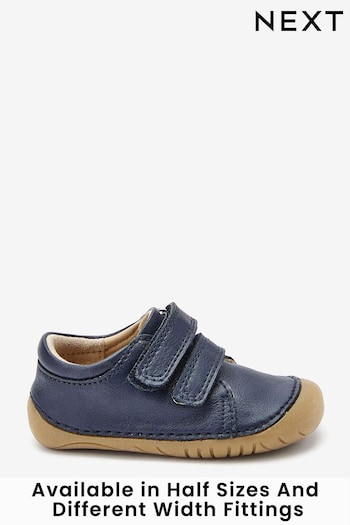 Navy Standard Fit (F) Crawler Koio Shoes (203356) | £24