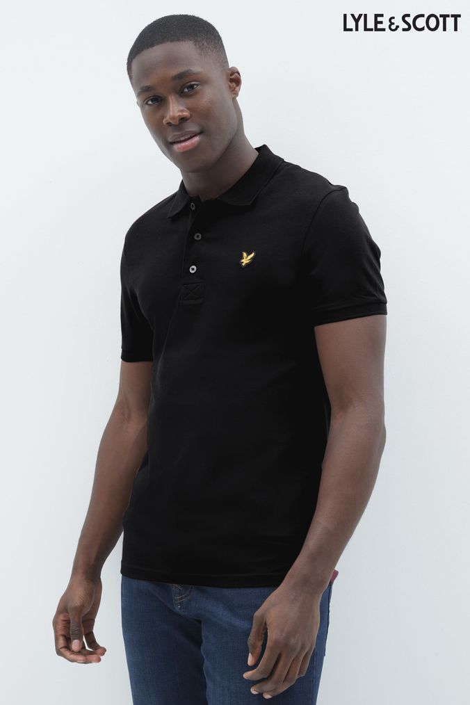 Mens lyle and scott polo sale sales