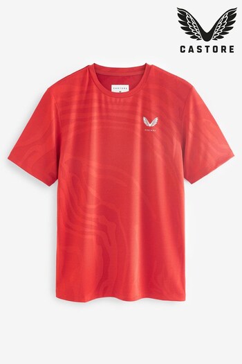 Castore Red Core Tech T-Shirt (204393) | £42