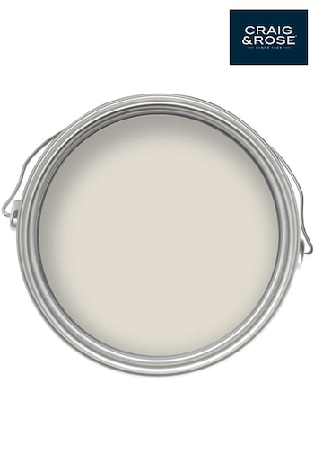 Craig & Rose White Chalky Emulsion Chalky White 2.5Lt Paint (204586) | £42