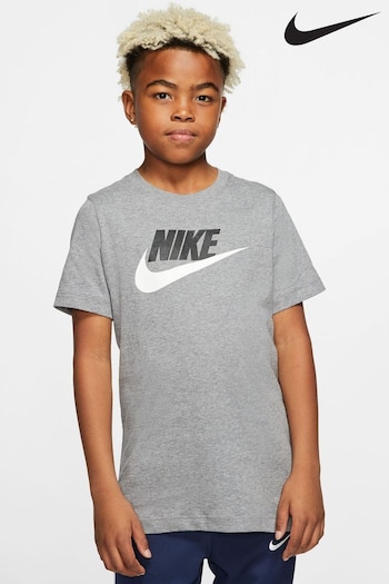 Nike Grey Futura Icon T-Shirt (204635) | £18
