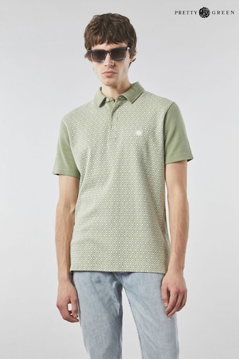 Pretty Green Mystic Paisley Polo mens Shirt (205120) | £80