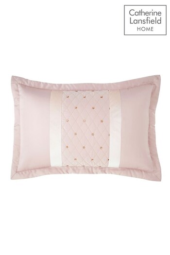 Catherine Lansfield Set of 2 Pink Sequin Cluster Pillowcases (205267) | £28