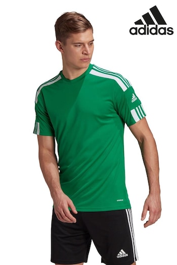 adidas Green Performance Football Squadra 21 T-Shirt (205468) | £18