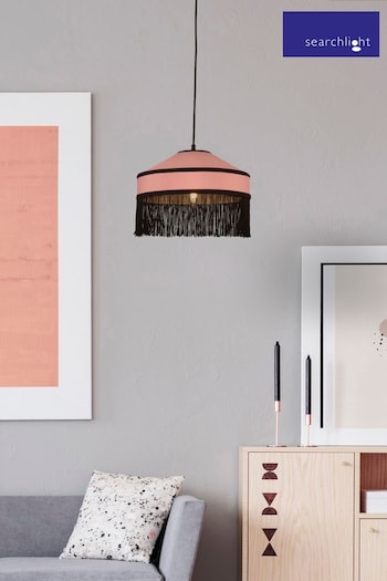 Searchlight Pink Urn Dome Pendant Shade (205473) | £32