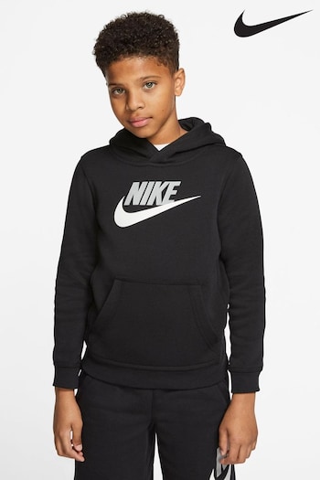 Nike Black Club Fleece Overhead Hoodie (206053) | £40