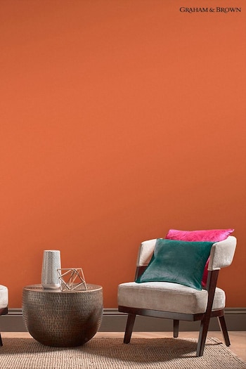 Graham & Brown Fortune Cookie Orange Resistance Ultra Durable Matt Emulsion Paint (206165) | £56