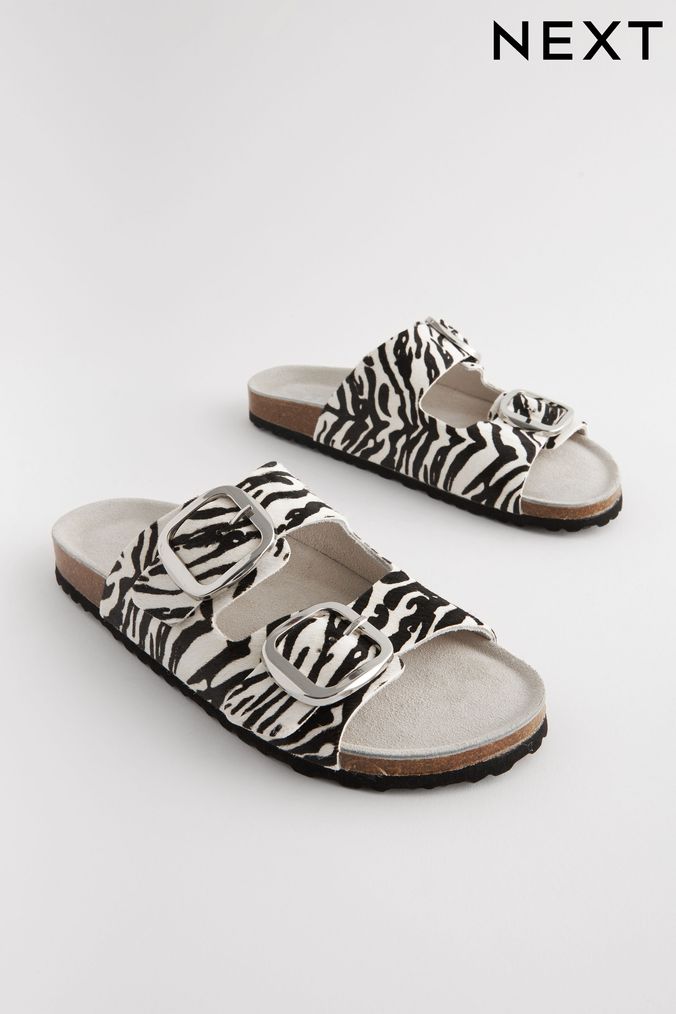 Women s Animal Print Sandals Forever Comfort Sandals Next Official Site