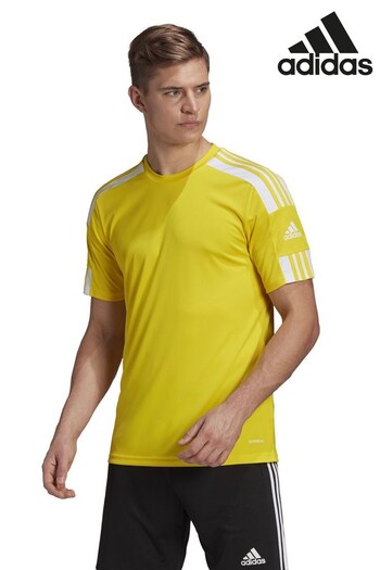 adidas Yellow Football Squadra Jersey (206422) | £20
