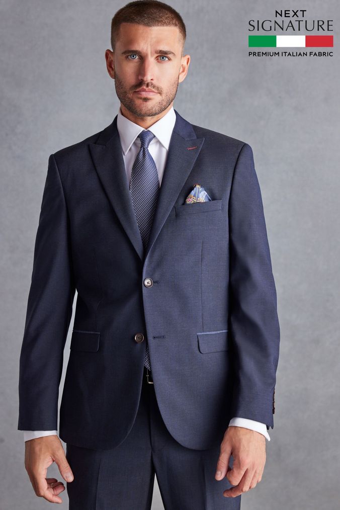 Buy Men s Tailored Signature Suits Online Next UK