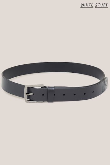 White Stuff Black Smart Leather Belt (206641) | £29