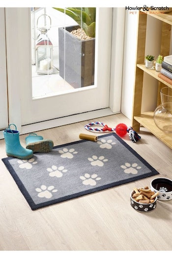 Howler & Scratch Multi Big Paws Washable And Recycled Non Slip Doormat (206914) | £19