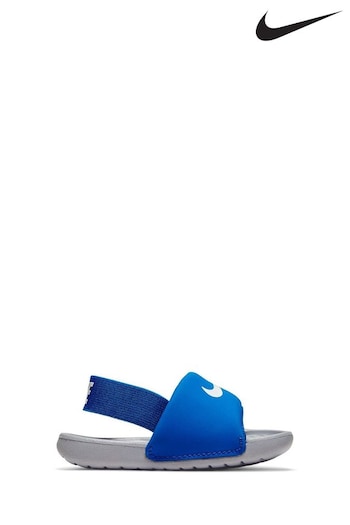 Nike feminina Blue Kawa Infant Sliders (207052) | £20