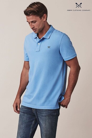 Crew Clothing Company Grey Classic Pique Polo your Shirt (207662) | £37