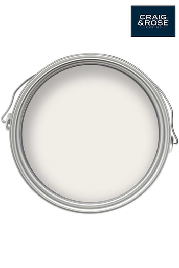 Craig & Rose White Chalky Emulsion Craftsmans White 2.5Lt Paint (208145) | £42