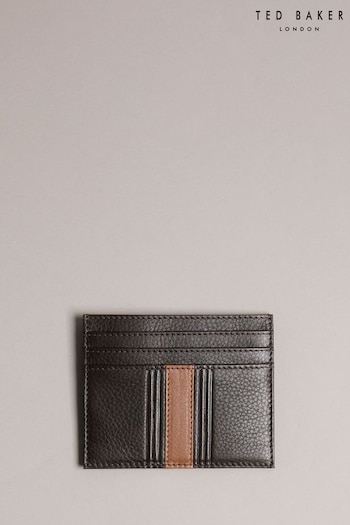 Ted Baker Brown Evet Striped Leather Cardholder (208147) | £30