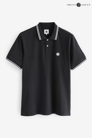 Pretty Green Barton Tip Polo mens Shirt (208462) | £65