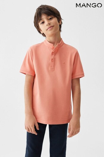 Mango Mao Collar Polo Shirt (209075) | £15