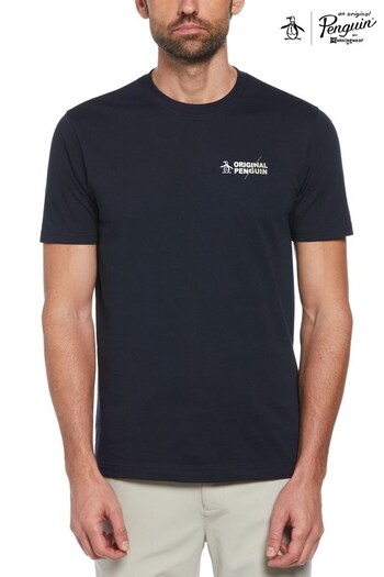 Original Penguin Spliced Pete Logo Short Sleeve T-Shirt (209244) | £30