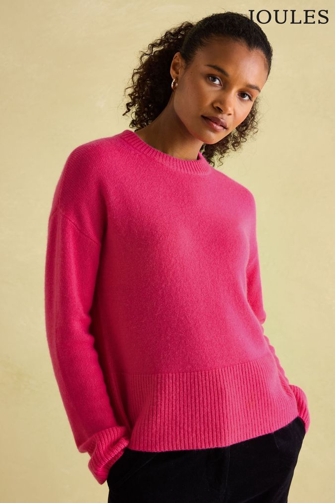 Buy Women s Pink Cashmere Knitwear Online Next UK
