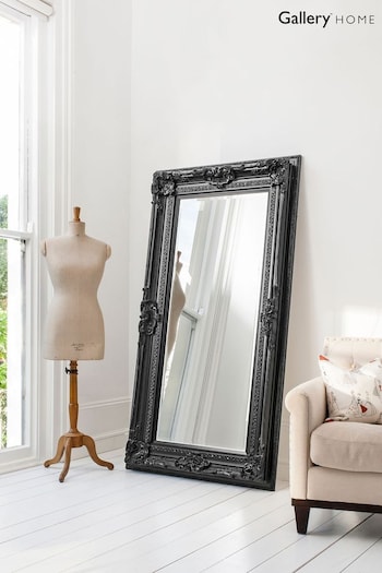 Gallery Home Black Eye Black Leaner Mirror (210376) | £330