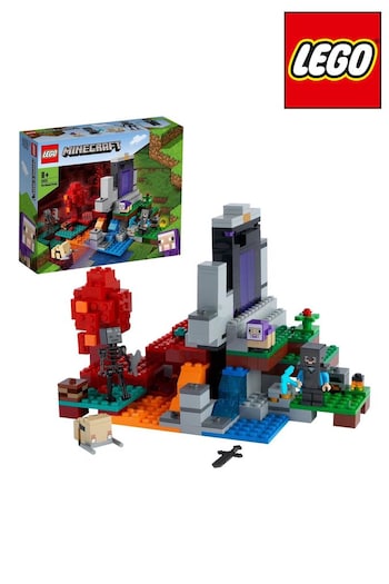 LEGO Minecraft The Ruined Portal Building Set for Kids 21172 (211298) | £25