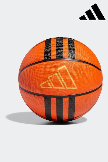 adidas Orange Originals 3-Stripes Rubber X3 Basketball (211429) | £18