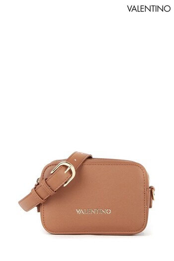 Valentino Bags Boys Brown Zero Recycled Camera Bag With Detachable Logo Strap (211455) | £119