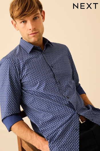 Blue Parrot Printed Trimmed Shirt (211554) | £30