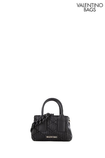 Valentino Bags Black Clapham Recycled Chain Strap Top Handle Bag (211696) | £139