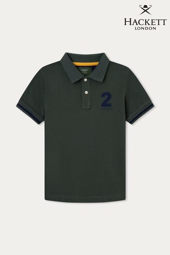 Hackett Kids Green Polo Shirts (211816) | £65