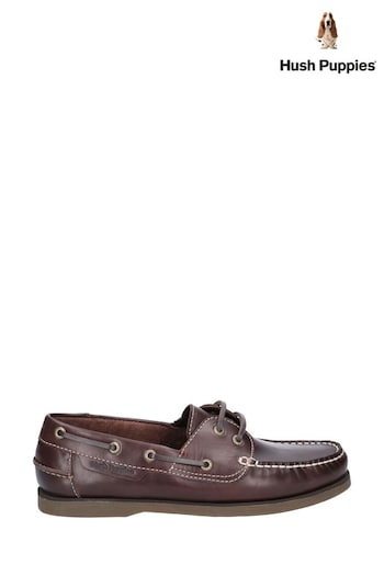 Hush Puppies Brown Henry Classic Lace-Up Shoes (212461) | £75