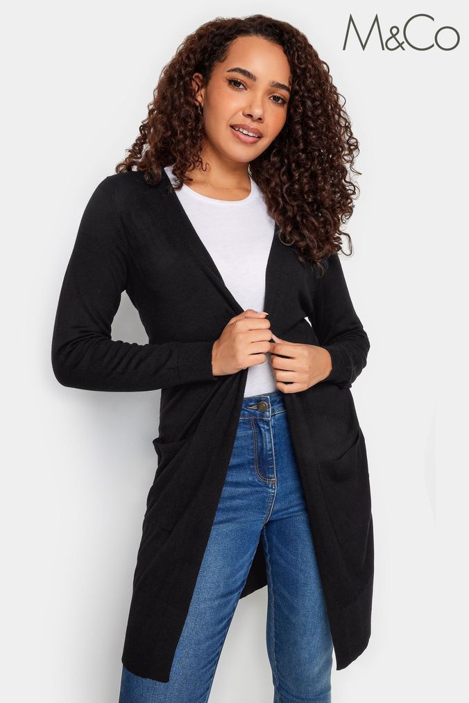 Long black clearance cardigans uk