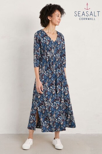 Seasalt Blue Cornwall Maggie Maxi Dress (213091) | £76