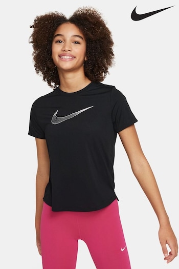 Nike yeezy Black Performance Dri-FIT One T-Shirt (213144) | £25