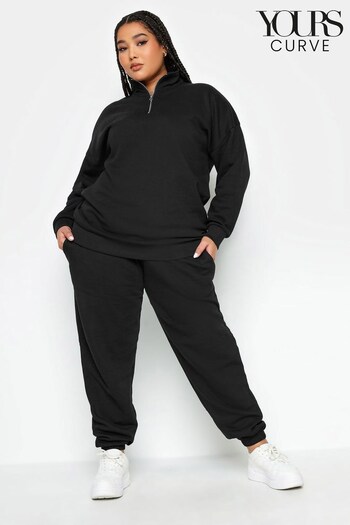 Yours Curve Black Joggers (213573) | £22
