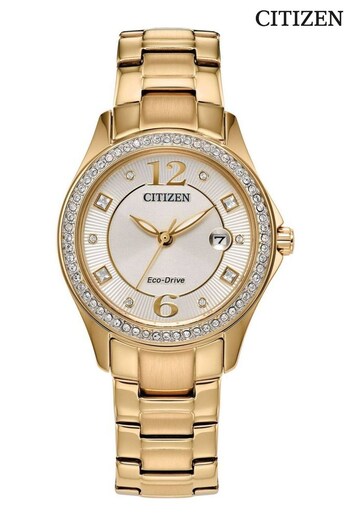 Citizen Ladies Gold Tone Bracelet Dress Watch (213742) | £249