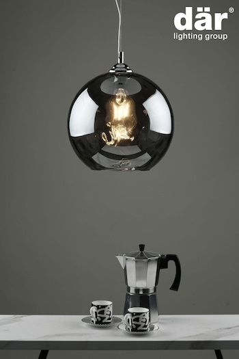 Dar Lighting Clear Aulax Ceiling Light Pendant (214550) | £89