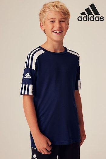 adidas Navy Squadra 21 Junior T-Shirt (215003) | £13