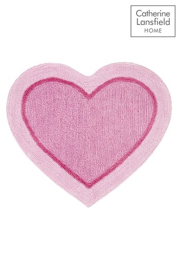 Catherine Lansfield Pink Heart Rug (215199) | £17