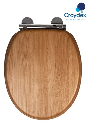 Croydex Brown Hartley Light Oak Toilet Seat (215374) | £54