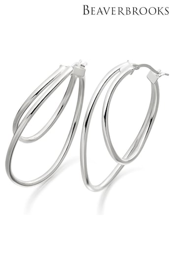 Beaverbrooks Double Hoop Earrings (215469) | £49