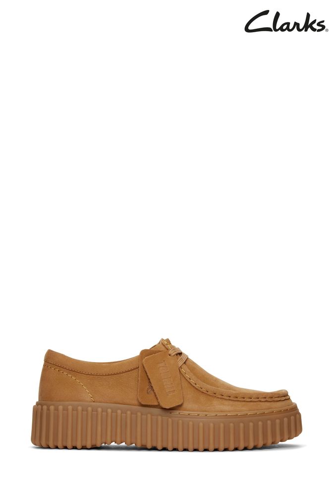 Clarks ladies discount brown shoes